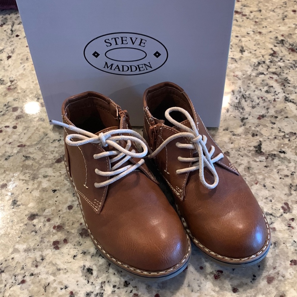 Steve Madden Cognac Dress Boots